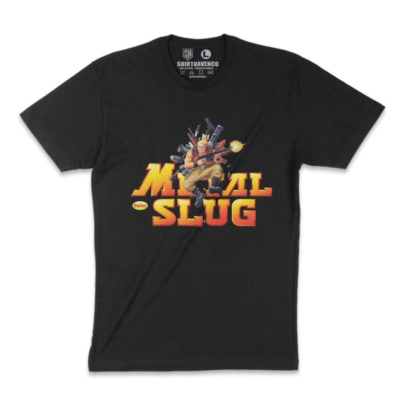 Gaming Retro Arcade - 00012810#A-Metal Slug Tshirt | Classic Arcade