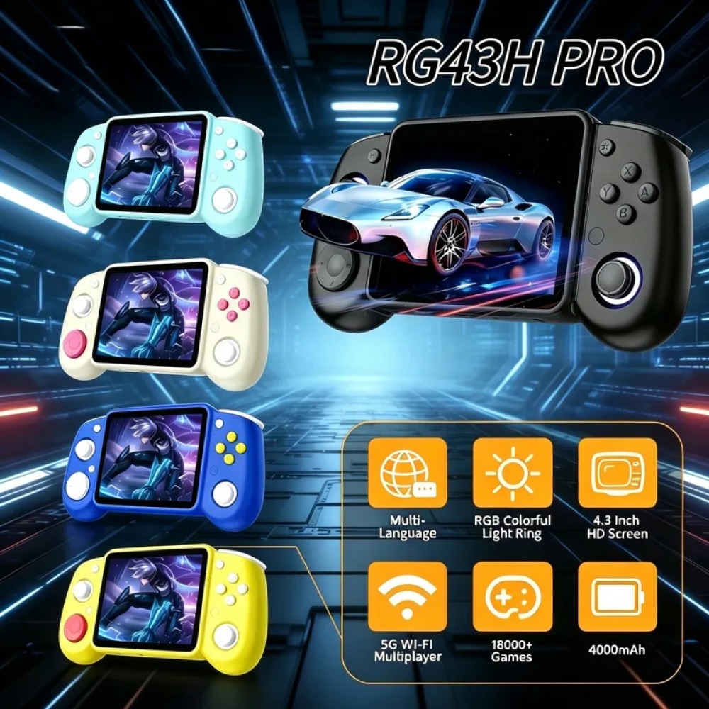 Gaming Retro Arcade - RG43H Pro Portable Retro Handheld Game