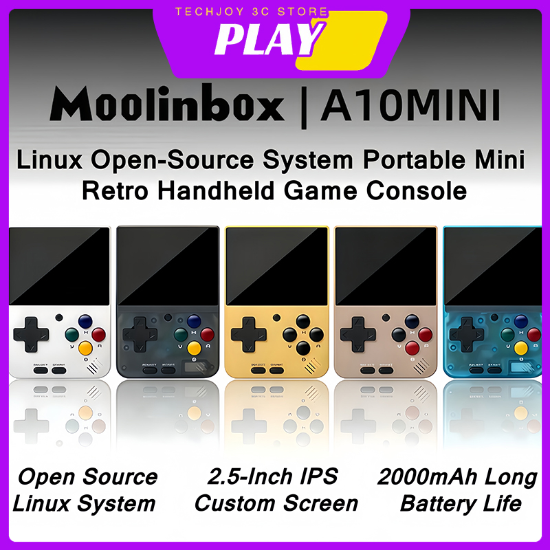 Gaming Retro Arcade - Moolinbox A10Mini 2.8-Inch Linux Mini Open