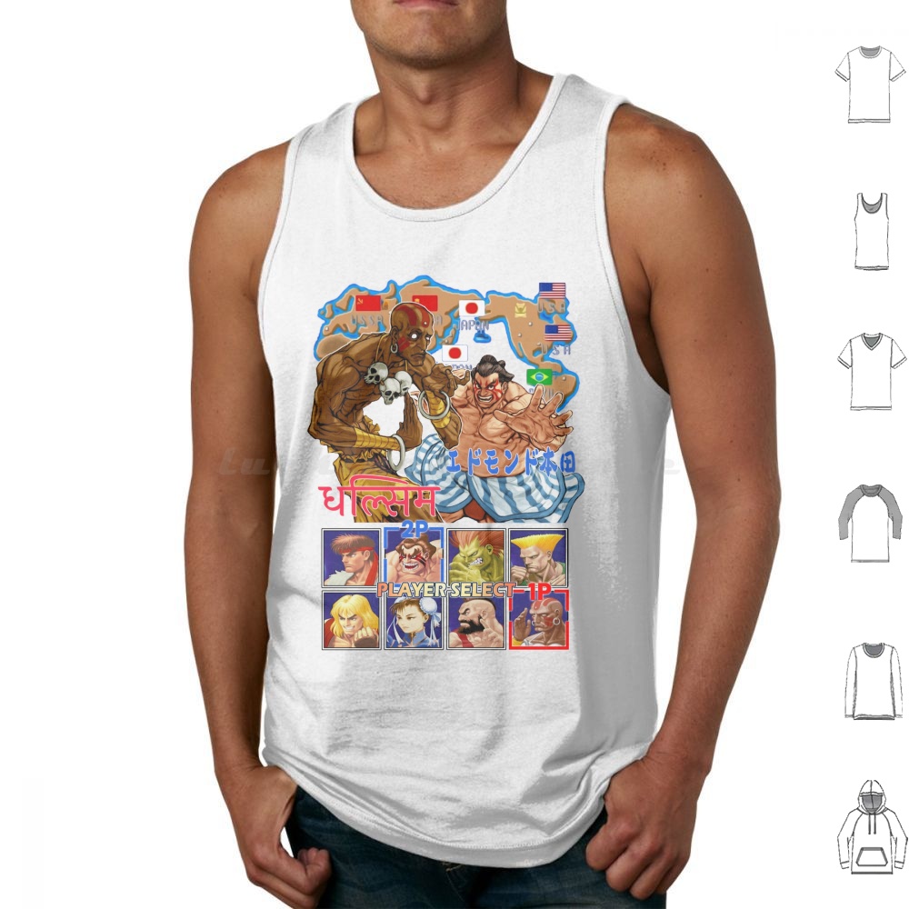 Gaming Retro Arcade - Tribute To Tank Tops Print Cotton
