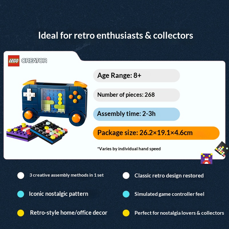 LEGO Creator 3in1 Building Blo - Retro Gaming Expo review and price