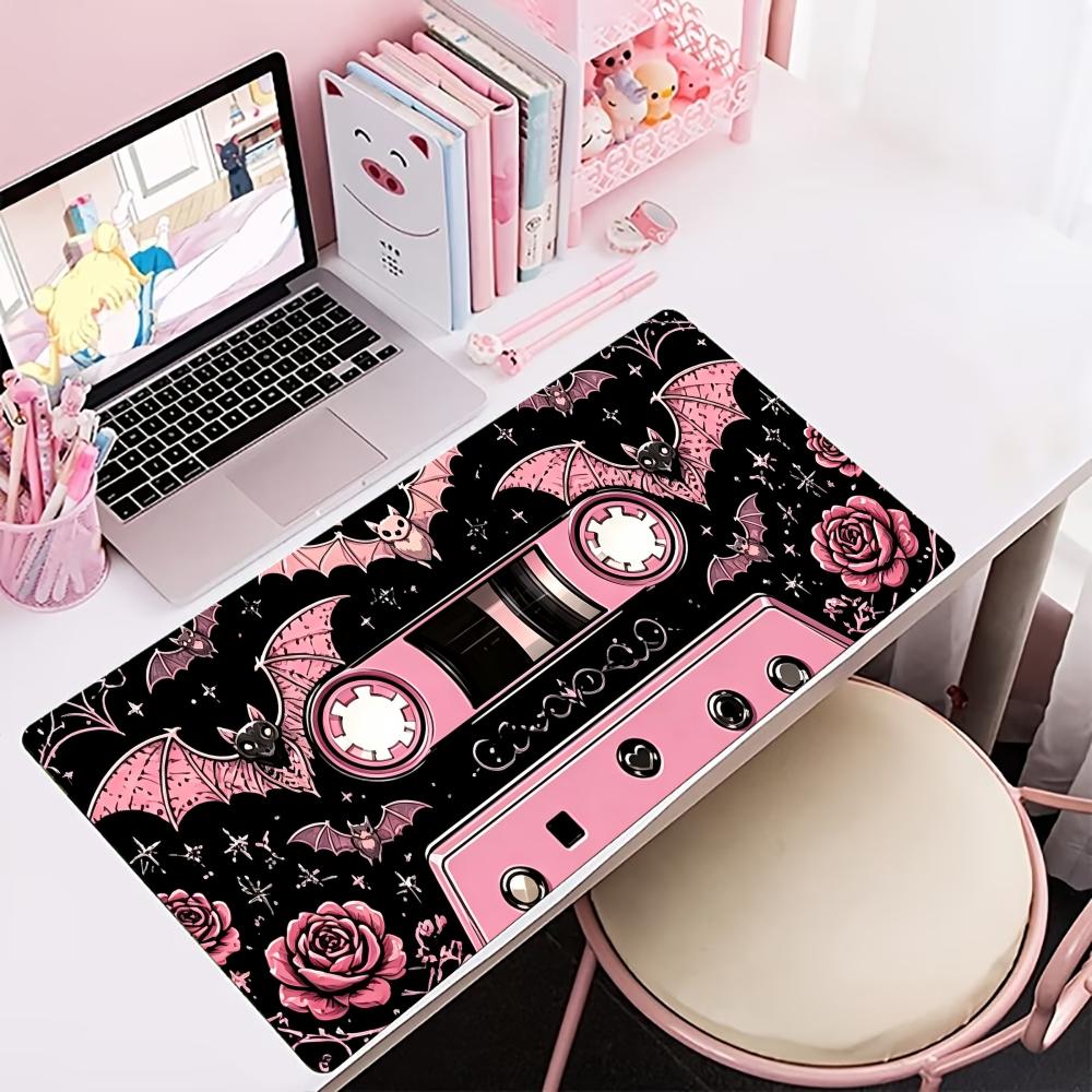 Pink Retro Cassette Tape Large - Mouse Gaming Retro review and price