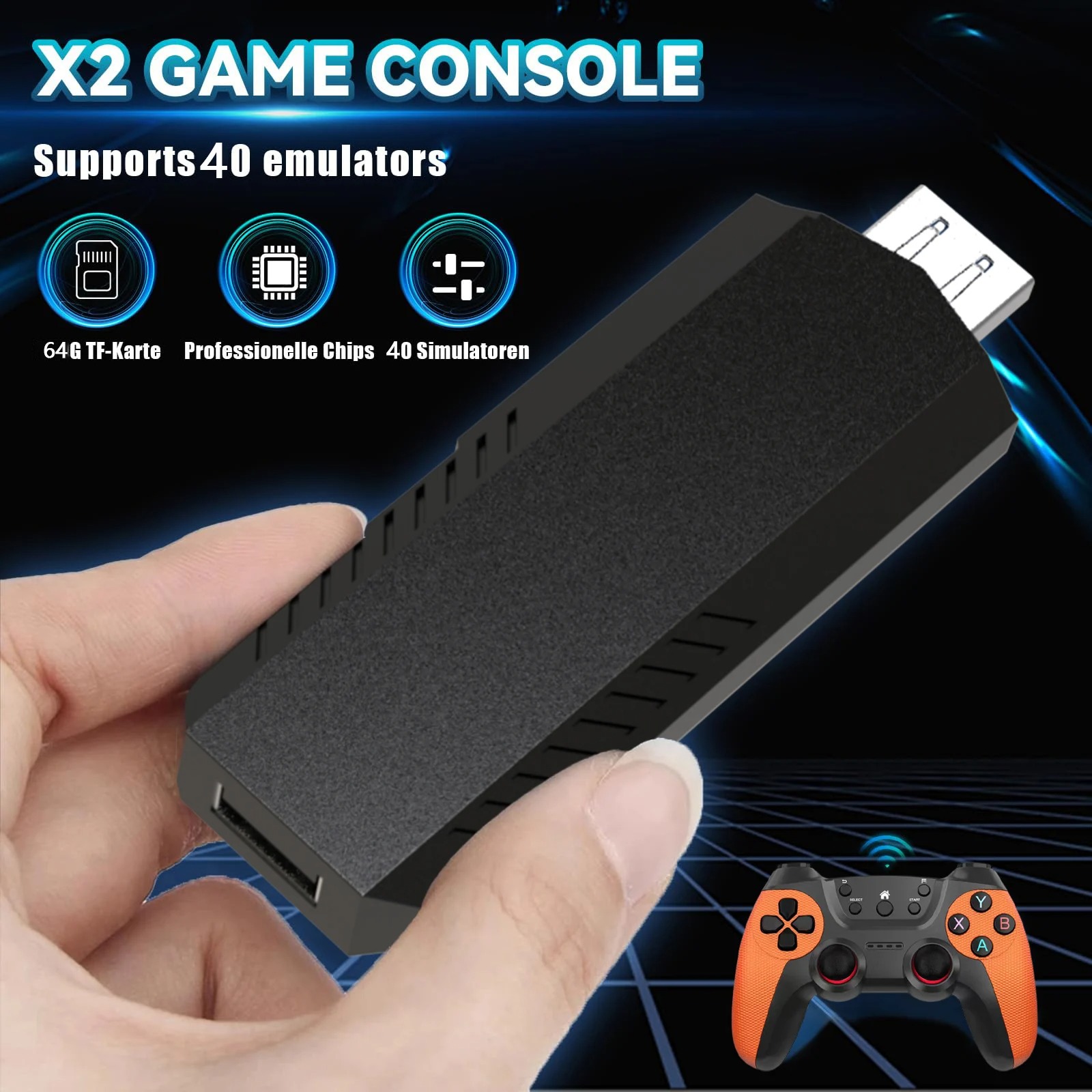 X2Pro TV Game Stick 4K HD Vide - Retro Gaming Stick review and price