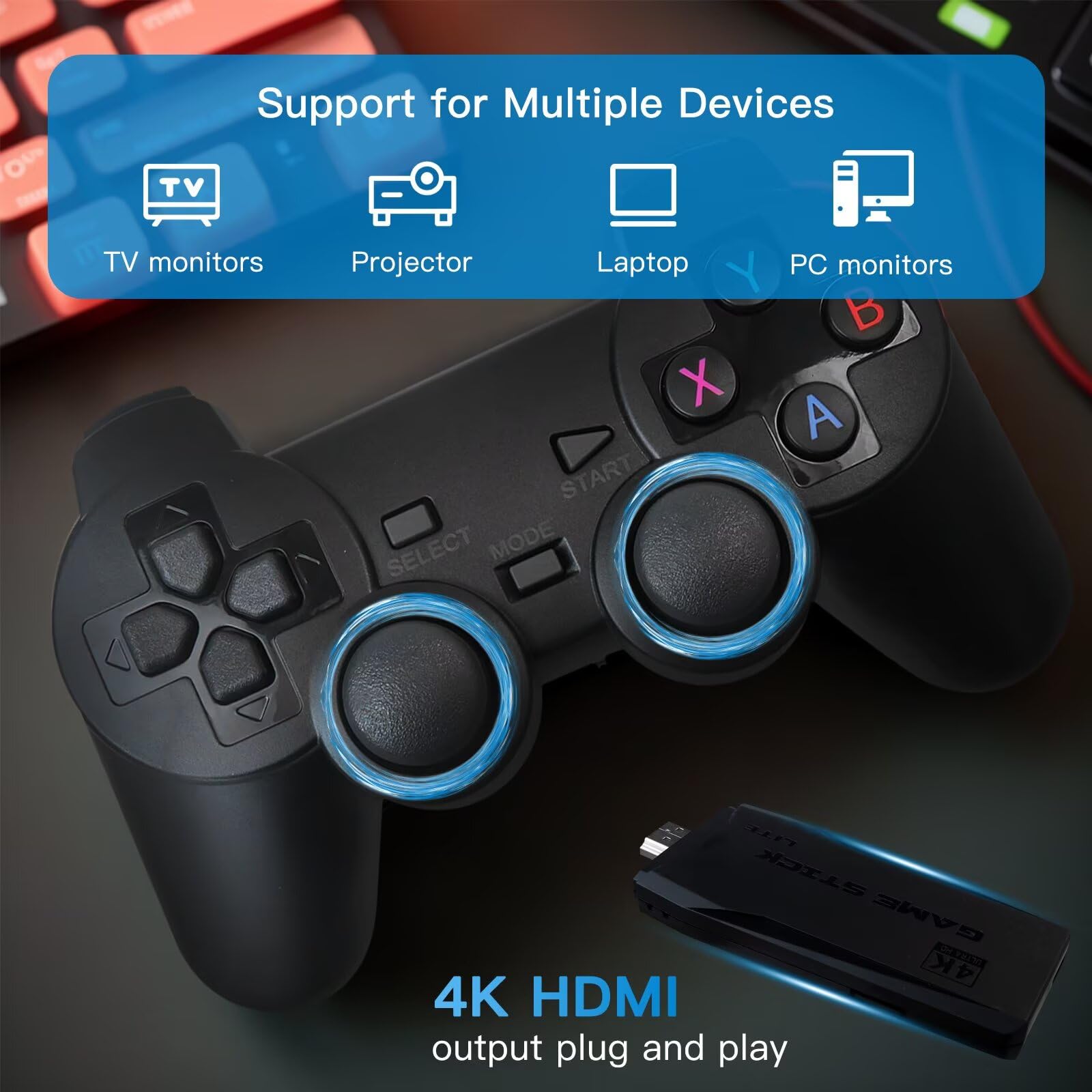 Retro Video Game Console 4K Ga - Retro Gaming Stick review and price