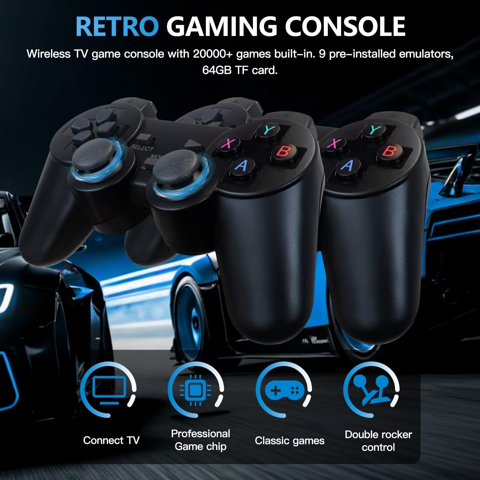 Retro Video Game Console 4K Ga - Retro Gaming Stick review and price