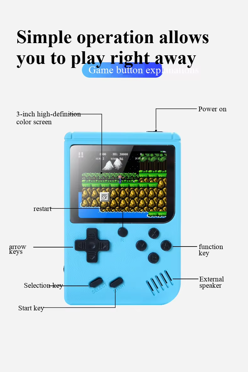400 In 1 MINI Games Handheld G - Retro Gaming La review and price