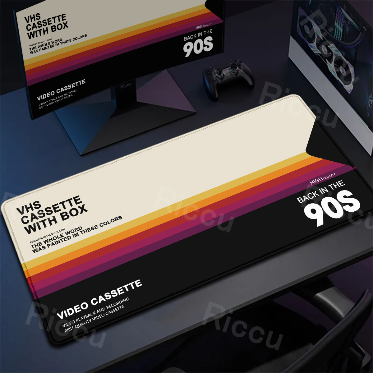 Retro VHS Style Mouse Pad Xxl  - Mouse Gaming Retro review and price