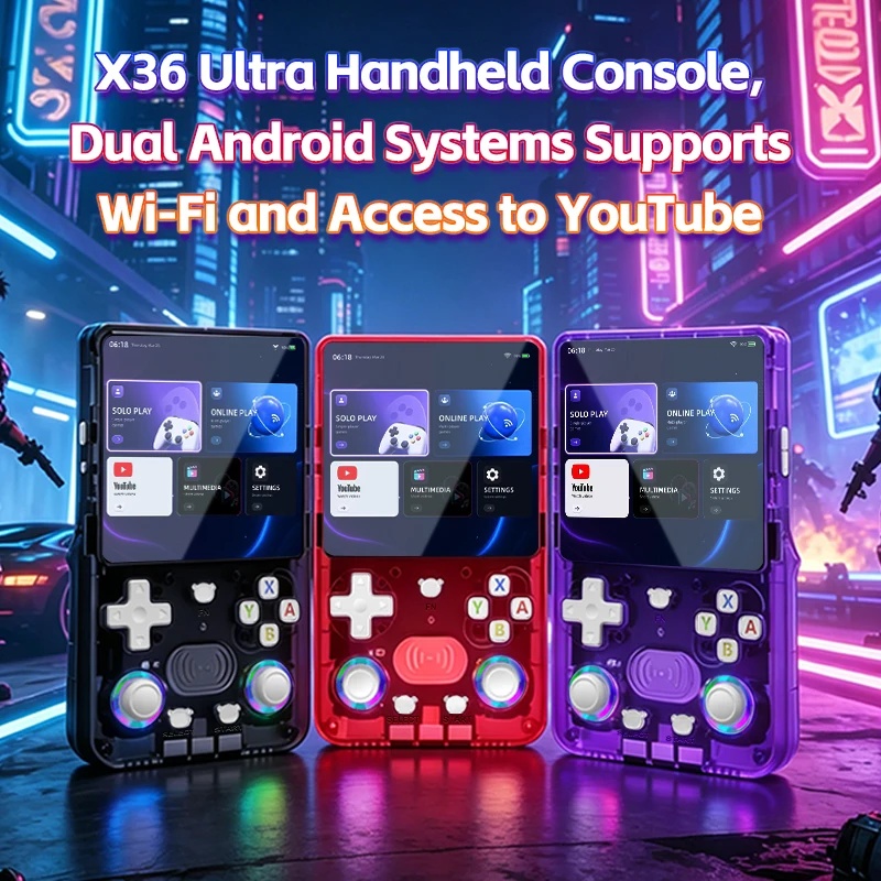 X36Ultra Retro Handheld Consol - Retro Gaming Youtubers review and price