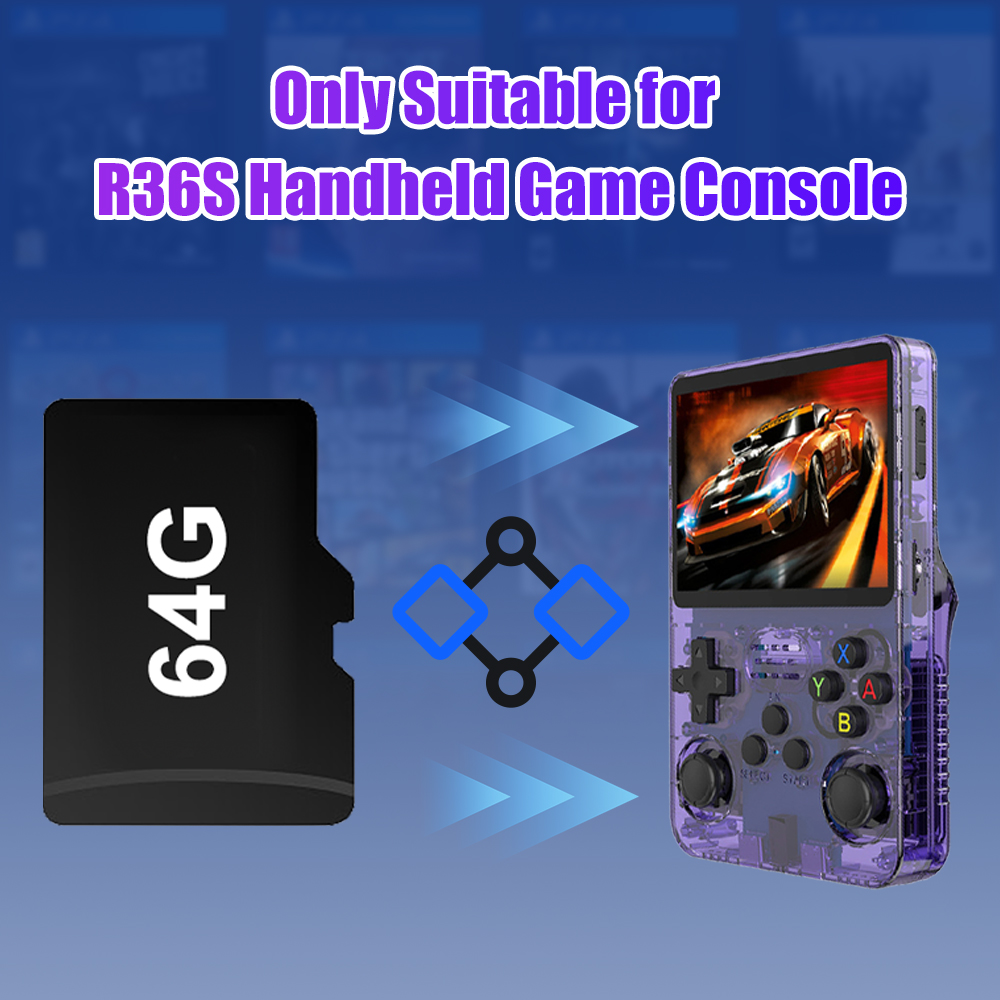 64G Game TF Card for R36S Vide - Retro Gaming Console Handheld review and price
