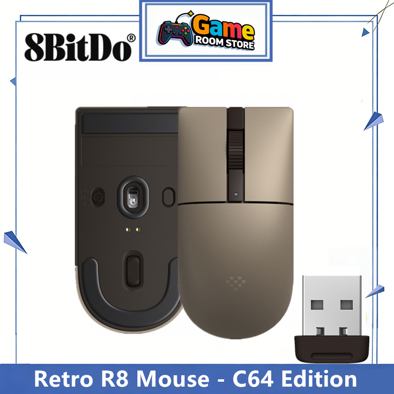 8BitDo Retro R8 Mouse - C64 Ed - Mouse Gaming Retro review and price