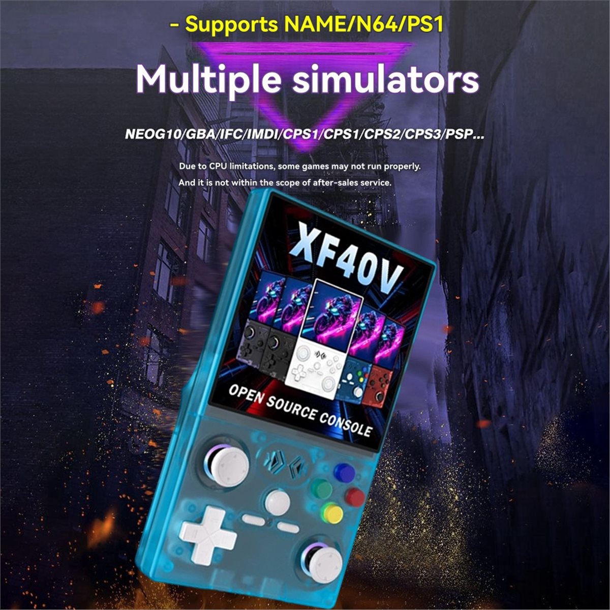 A86G NEW XF40V Retro Handheld  - Retro Gaming Console Handheld review and price