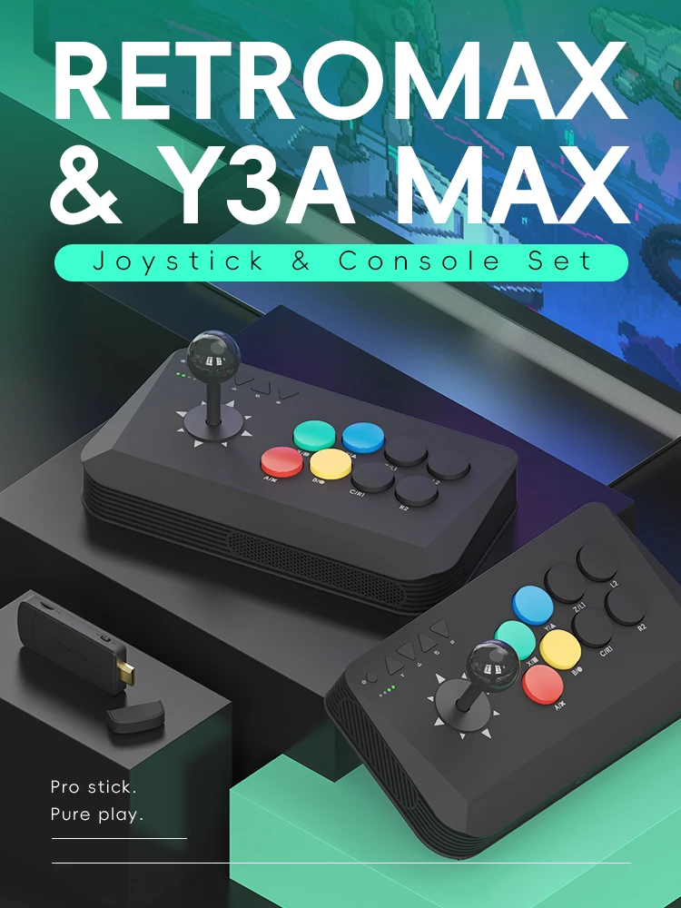 Wireless Y3A Max Arcade Stick  - Retro Gaming Stick review and price