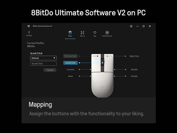 8BitDo Retro R8 Mouse with PAW - Mouse Gaming Retro review and price