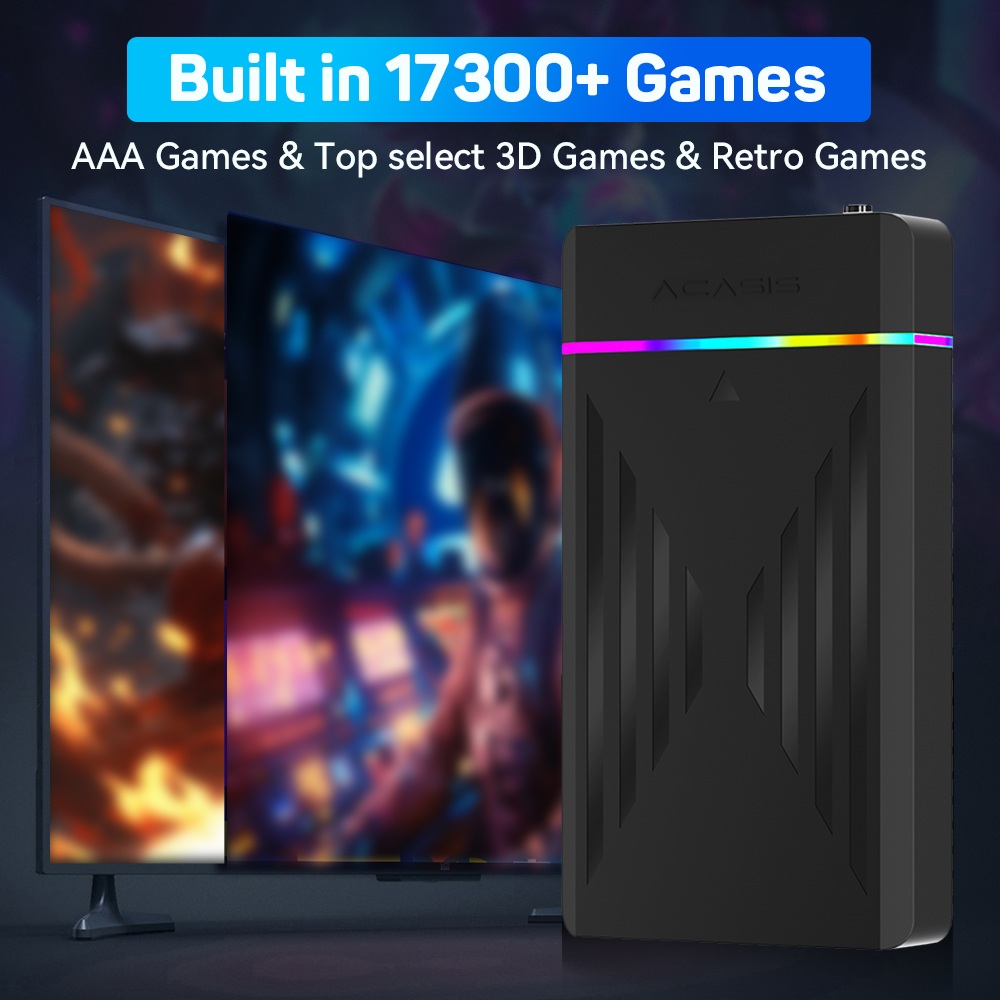 3TB Portable Gaming HDD Launch - Retro Gaming Stick review and price